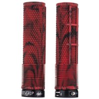 Tweeks Cycles DMR Brendog Deathgrip - Flangeless - Thick, Marble Red | Clearance section. 365 day returns, 0% finance & FREE delivery over £50
