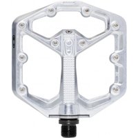 Tweeks Cycles Crank Brothers Stamp 7 Flat Pedals - Silver, Large | Clearance section. 365 day returns, 0% finance & FREE delivery over £50