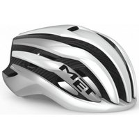 Tweeks Cycles MET Trenta 3K Carbon MIPS Helmet - Small, White Silver Metallic Matt | Clearance section. 365 day returns, 0% finance & FREE delivery over £50