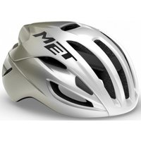 Tweeks Cycles MET Rivale MIPS Road Helmet - Silver / Grey, Medium | Clearance section. 365 day returns, 0% finance & FREE delivery over £50