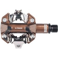 Tweeks Cycles Look X-Track Gravel Edition Pedals - Brown | Clearance section. 365 day returns, 0% finance & FREE delivery over £50
