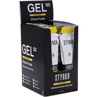 Tweeks Cycles Styrkr GEL50 Dual-Carb Energy Gel - Box of 12 - Citrus Fruits | Clearance section. 365 day returns, 0% finance & FREE delivery over £50
