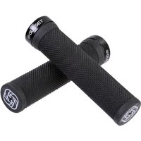 Tweeks Cycles Gusset Single File Lock-On Extra Soft Grips - Black | Clearance section. 365 day returns, 0% finance & FREE delivery over £50