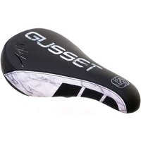 Tweeks Cycles Gusset S2 DJ Saddle - Grey Marble | Clearance section. 365 day returns, 0% finance & FREE delivery over £50