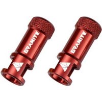 Tweeks Cycles Granite Design Juicy Nipple Valve Cap with Core Removal Tool - Red | Clearance section. 365 day returns, 0% finance & FREE delivery over £50