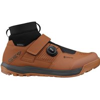 Tweeks Cycles Shimano GE9 (GE900) Gore-Tex Shoes - Oak Brown, 42 | Clearance section. 365 day returns, 0% finance & FREE delivery over £50