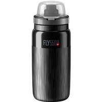 Tweeks Cycles Elite Fly MTB Water Bottle - 550ml, Black / Grey | Clearance section. 365 day returns, 0% finance & FREE delivery over £50