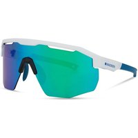 Tweeks Cycles Madison Cipher Sunglasses - White Frame / Green Mirror Lens | Clearance section. 365 day returns, 0% finance & FREE delivery over £50
