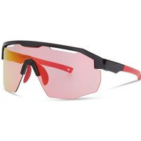 Tweeks Cycles Madison Cipher Sunglasses - Gloss Black Frame / Pink Rose Mirror Lens | Clearance section. 365 day returns, 0% finance & FREE delivery over £50