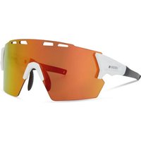 Tweeks Cycles Madison Stealth Sunglasses 3 Lens Pack - Gloss White Frame / Fire Mirror Amber Clear Lens | Clearance section. 365 day returns, 0% finance & FREE delivery over £50