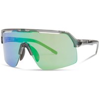 Tweeks Cycles Madison Crypto Air Sunglasses - Crystal Smoke Frame / Green Mirror Lens | Clearance section. 365 day returns, 0% finance & FREE delivery over £50