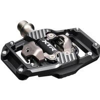 Tweeks Cycles Shimano PD-M9220 XTR Trail Wide Platform Pedals - Black,grey,silver | Clearance section. 365 day returns, 0% finance & FREE delivery over £50