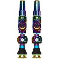 Tweeks Cycles Muc-Off Big Bore Tubeless Valves - Lite, Small, Iridescent | Clearance section. 365 day returns, 0% finance & FREE delivery over £50
