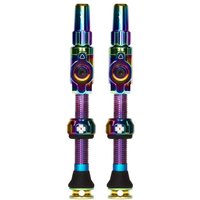 Tweeks Cycles Muc-Off Big Bore Tubeless Valves - Lite, Large, Iridescent | Clearance section. 365 day returns, 0% finance & FREE delivery over £50