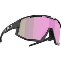 Bliz Fusion Sunglasses - Matt Black Frame / Brown with Rose Multi Lens