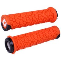 Tweeks Cycles ODI Vanquish MTB Lock On Grips - Orange | Clearance section. 365 day returns, 0% finance & FREE delivery over £50