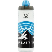 Tweeks Cycles Peaty's X Fidlock Lockin Bottle + Mount - 600ml, Sunrise / Clear | Clearance section. 365 day returns, 0% finance & FREE delivery over £50