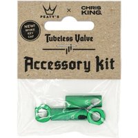 Tweeks Cycles Peaty's x Chris King MK2 Tubeless Valve Accessory Kit - Emerald | Clearance section. 365 day returns, 0% finance & FREE delivery over £50