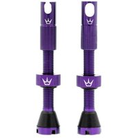 Tweeks Cycles Peaty's x Chris King Tubeless MK2 Valves - 42mmViolet | Clearance section. 365 day returns, 0% finance & FREE delivery over £50