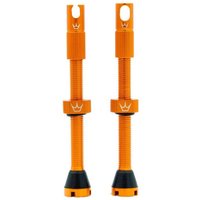 Tweeks Cycles Peaty's x Chris King Tubeless MK2 Valves - 60mmMango | Clearance section. 365 day returns, 0% finance & FREE delivery over £50