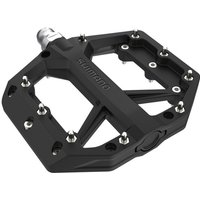 Tweeks Cycles Shimano PD-GR400 Flat Pedals - Black | Clearance section. 365 day returns, 0% finance & FREE delivery over £50