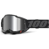 Tweeks Cycles 100% Accuri 2 Goggles - Black / Mirror Silver Lens | Clearance section. 365 day returns, 0% finance & FREE delivery over £50