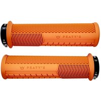 Tweeks Cycles Peaty's Monarch Knurl Grip - Thick, Mango | Clearance section. 365 day returns, 0% finance & FREE delivery over £50