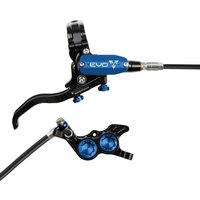 Tweeks Cycles Hope Tech 4 EVO GR4 Hydraulic Disc Brake - Black / BlueFront Right HandStandard | Clearance section. 365 day returns, 0% finance & FREE delivery over £50