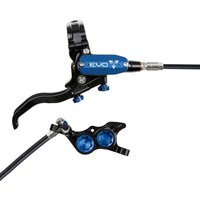 Tweeks Cycles Hope Tech 4 EVO TR4 Hydraulic Disc Brake - Black / BlueFront Right HandStandard | Clearance section. 365 day returns, 0% finance & FREE delivery over £50