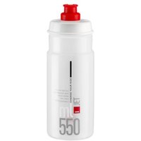 Elite Jet Water Bottle - 550ml, Clear / Red