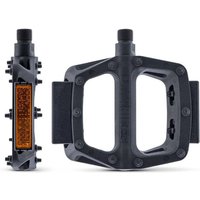 Tweeks Cycles DMR V6 Pedals - Black with Reflector | Clearance section. 365 day returns, 0% finance & FREE delivery over £50
