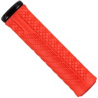 Tweeks Cycles Lizard Skins Single-Clamp Lock-On Charger Evo Grips - Fire Red | Clearance section. 365 day returns, 0% finance & FREE delivery over £50