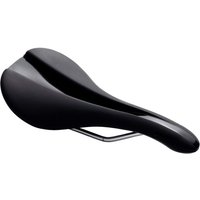 Tweeks Cycles Fabric Line Elite Shallow CroMo Saddle - Black | Clearance section. 365 day returns, 0% finance & FREE delivery over £50