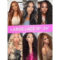 18-24 Inch Large 13x4/ 7x5 Lace Flash Sale Hot Selling Beginner Friendly Glueless Human Hair Wigs Natural Hairline