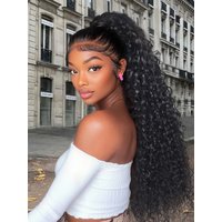 Beginner-Friendly 7x5 Bye-bye Knots Wigs Mixed Curls Wig with Invisi Drawstring