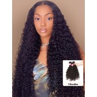 UNice Deep Wave Malaysian Remy Hair 3 Bundles Deal Free Fast Shipping