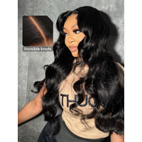 7x5 HD Pre-cut Lace Bye-Bye Knots Wig Glueless Lace & Invisible Knots Body Wave Wig