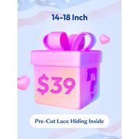 PreCut Lace Hiding Inside UNICE $39 Surprise Box Win 1418 Inch Glueless 100% Human hair Wig Value $149