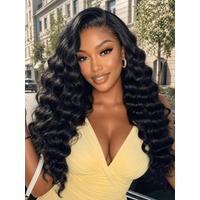UNice Kinky Straight Wand Curls Bye-Bye Slip™ 7x5 Lace Glueless Wig for Beginner