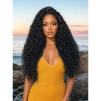 UNice 13x4 Bye Bye Slip™ Lace Frontal Textured Kinky Water Wave Wig with Invisi Drawstring