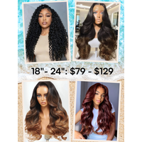 18"-24": $79 - $129: 7x5 Bye-Bye Knots WIg | 13x4 Pre-Everything Lace Wig | HD Lace Wig