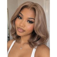 UNice Dark Beige Blonde Blowout Bob Bye-Bye Slip™ 7x5 Lace Easy to Go Glueless Wig for Beginner