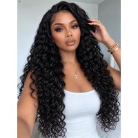 UNice Indian Curly Bye-Bye Slip™ 7x5 Lace Glueless Human Hair Drawstring Wig with Fuller Volume and Defined Curls