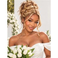 UNice Honey Blonde Body Wave Bye-Bye Slip™ Secure Glueless Lace Front Human Hair Wig Wedding Party Ready Photo Perfect