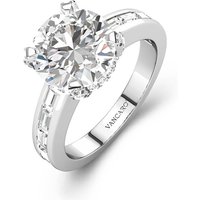 Classic Round Cut Engagement Ring For Women