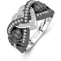 Gothic Infinity Skull Ring Women