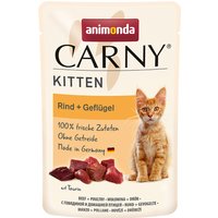 Animonda Carny Kitten Pouch 12 x 85 g - Geflügel-Cocktail