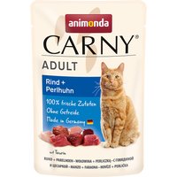 24x85g bœuf, pintade Animonda Carny - Pâtée pour chat