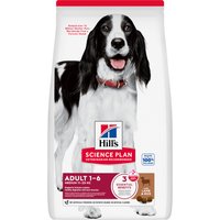 Multipack risparmio! 2 x Hill's Science Plan Crocchette per cani - 2 x 14 kg Adult 1-6 Medium con Agnello e Riso