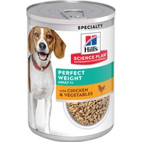 Hill's Science Plan Adult 1+ Perfect Weight Chicken & Vegetables - 6 x 363 g